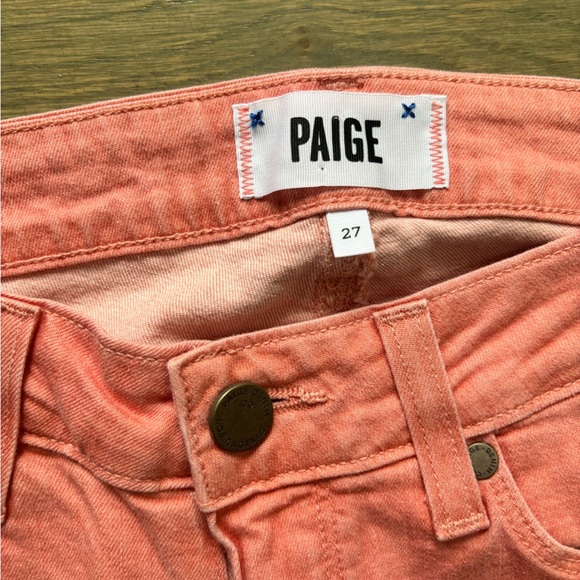 Paige Pink Verdugo Ultra Skinny Jeans Women’s size 27 - Picture 9 of 9